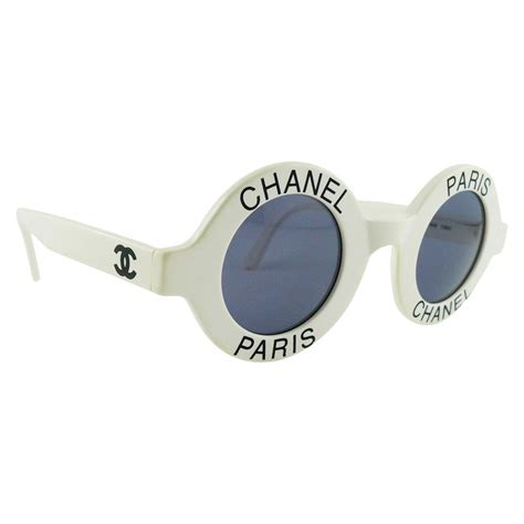 chanel sunglasses with white letters